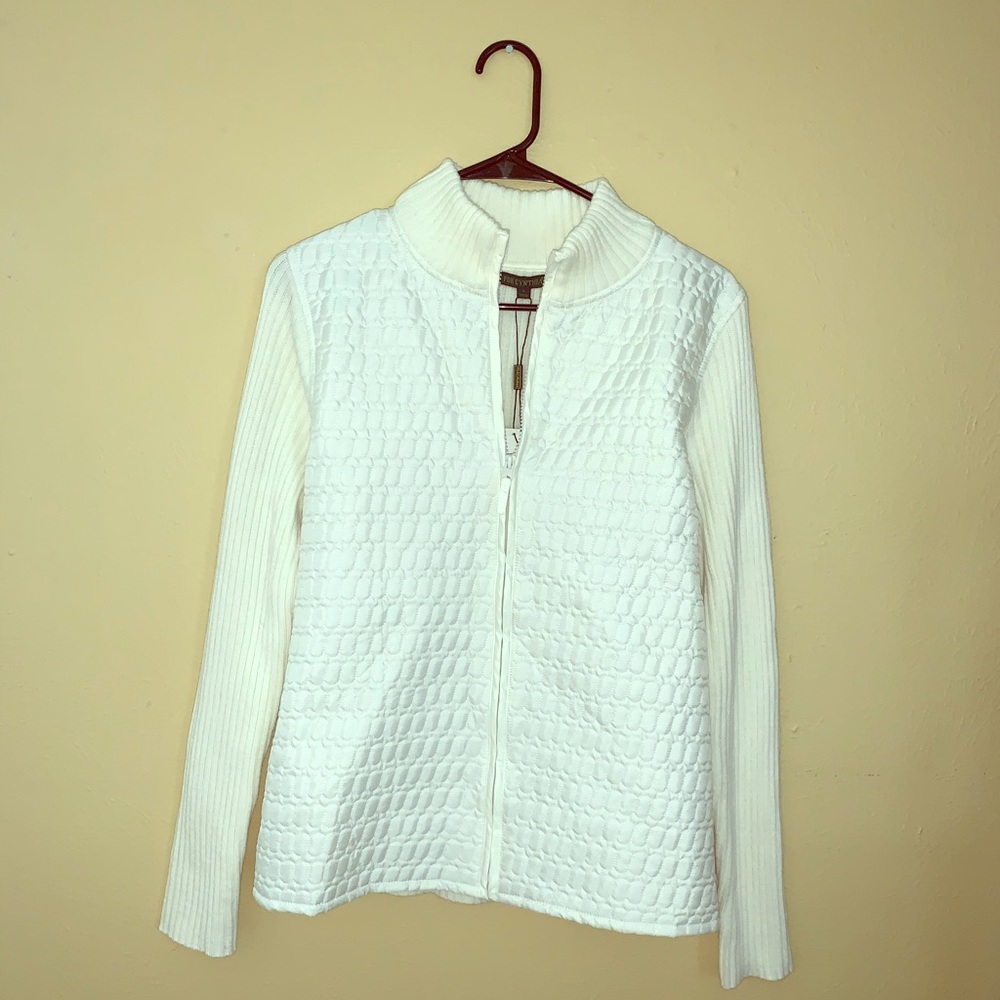 Ribbed White Jacket